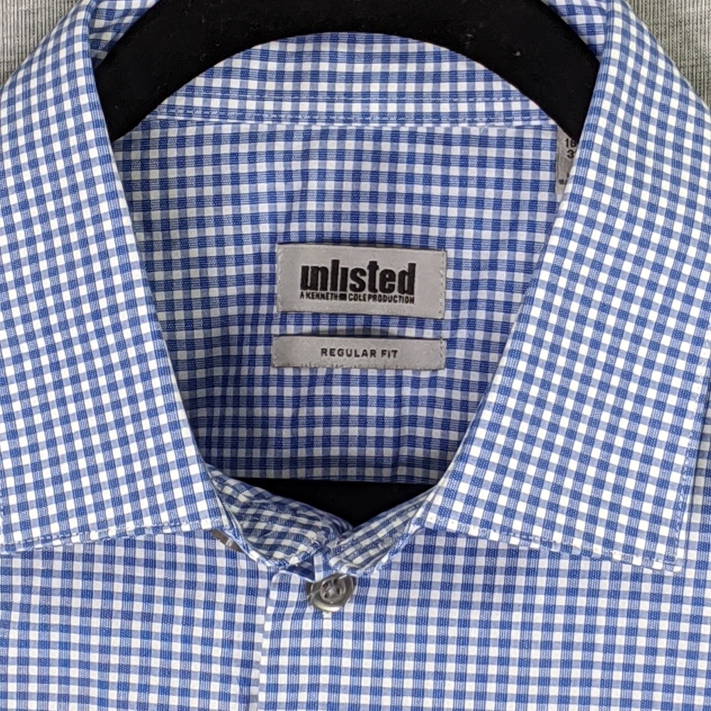 Unlisted by Kenneth Cole Check Dress Shirt - Picture 5 of 13